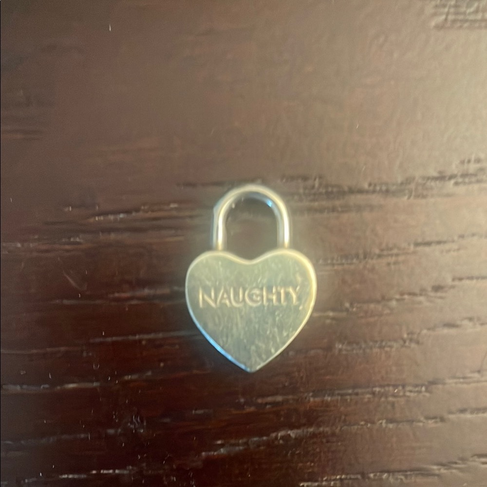 Silver Heart Lock Pendant
